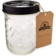 thumbnail image 3 of Jarmazing Products Mason Jar Toothbrush Holder  Black  with 16 Ounce Ball Mason Jar, 3 of 6