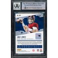 thumbnail image 2 of Mac Jones Autographed 2021 Panini Prestige Rookie Card #205 New England Patriots Auto Grade Gem Mint 10 Beckett BAS 220339, 2 of 2
