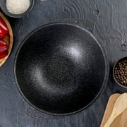 KUKMARA Aluminum Cookware Nonstick Coating Frying Pan Kazan for Making Pilaf with Glass Lid 7.4-qt. (7 L)