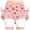 Light Pink, variant on CPNG Girls Skorts High Waist Athletic Skirts with Shorts Little Girl Casual Heart Print High Waisted Stretchy Sporty Skorts