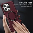thumbnail image 5 of ELEHOLD Hybrid Rugged Magnetic Case for iPhone 14, Shockproof Anti-fall Dual-layer Protector Case,Non-Slip Rugged Magnetic Soft TPU Bumper Hard PC Back Cover Case, winered, 5 of 8