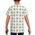 thumbnail image 5 of Wukai Sea Turtle Youth Unisex Short Sleeve T-Shirt for Boys, Girls, Teens, and Kids-Medium, 5 of 7