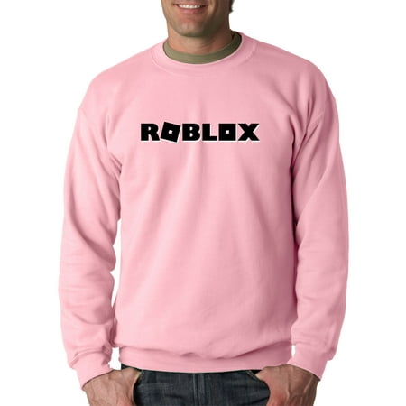 Trendy Usa 1168 Crewneck Roblox Block Logo Game Accent Sweatshirt 4xl Light Pink - trendy usa 1168 adult hoodie roblox block logo game accent sweatshirt xl kelly green