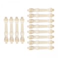 thumbnail image 1 of Bunblic 3xDollhouse DIY Builders 1:12 Wood Spindles Balusters Kit Stair Railing, 1 of 7