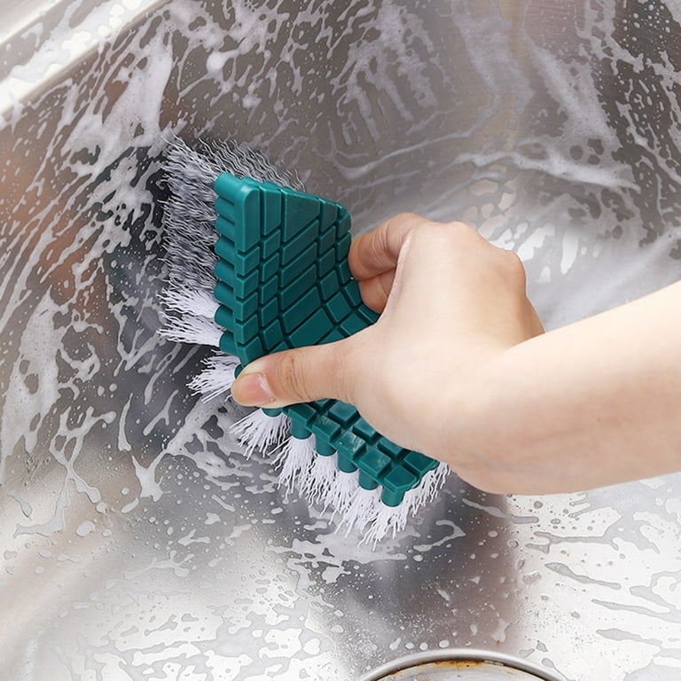 BetterZ Cleaning Brush Bendable Wide Application Plastic Flexible Tile  Stain Scrubber Household Supplies 