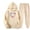 Beige, variant on USSUMA Sweatsuits Women 2 Piece Outfit Hoodies Womens Long Sleeved Pullover Sweatpant Outfits Pocket Drawstring Print Tracksuit Elastic Waist Leisure Jogger Sets Plus Size Weekend Fall Suit