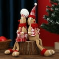 thumbnail image 4 of Gingerbread Man Doll Long Leg Christmas Stuffed Plush Toy Cute Kitchen Gingerbread Figure for Men Women Christmas Party Tree Decoration, 4 of 7