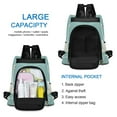 thumbnail image 6 of FORMRS Women's Travel Backpack Purse Anti-Theft Hidden Pockets Casual Shoulder Bag, White Cartoon Swan, 6 of 7