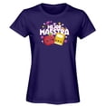 thumbnail image 1 of Playeras para mujer de manga corta con estampado de "la mejor maestra" para día del maestro, 1 of 5