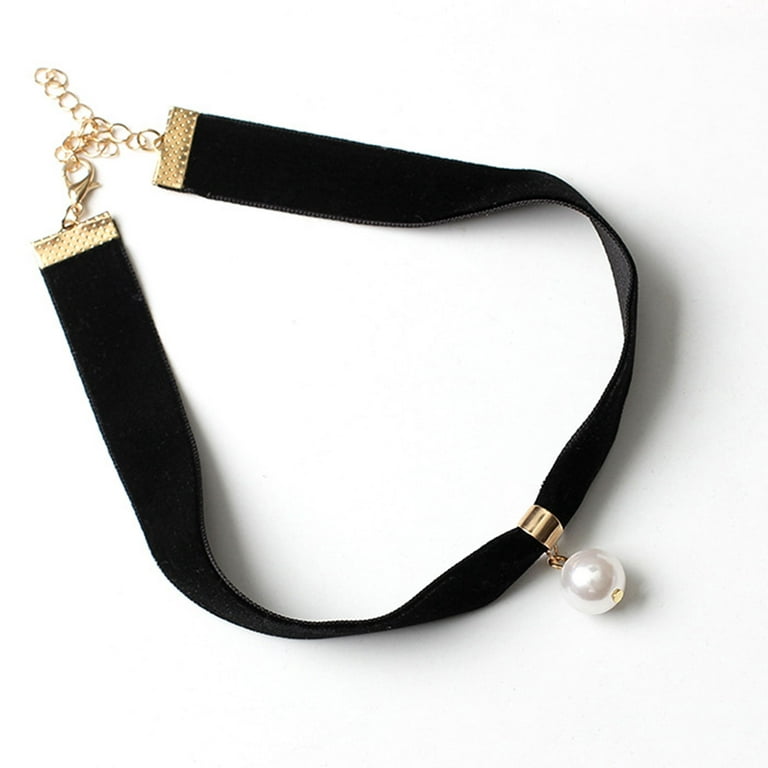 GENEMA Velvet Choker Necklace Classic Gothic Collar Choker Necklace for  Women Girls