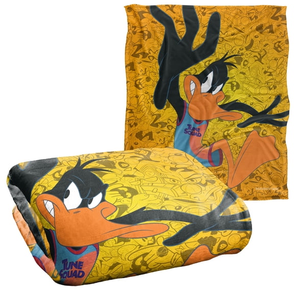 Space Jam: A New Legacy Daffy Jumping Officially Licensed Silky Touch Super Soft Throw Blanket 50' x 60'