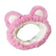 thumbnail image 5 of Banda para el cabello de peluche con forma de oso de fresa para mujer, para otoño e invierno, para lavarse la cara, linda y bonita banda para el cabello con forma de corazón para niña, 5 of 5