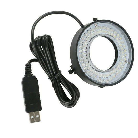 Efficient and Flicker-Free USB Ring Light for 18-61mm Diameter Lenses for Automation