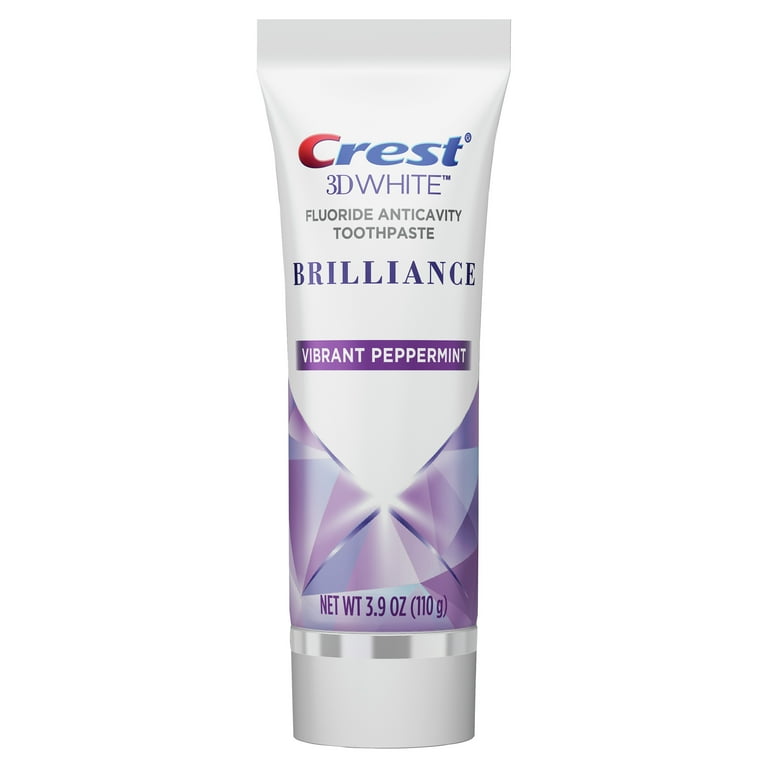 Crest 3D White Brilliance Bright Mint Toothpaste, Teeth Whitening