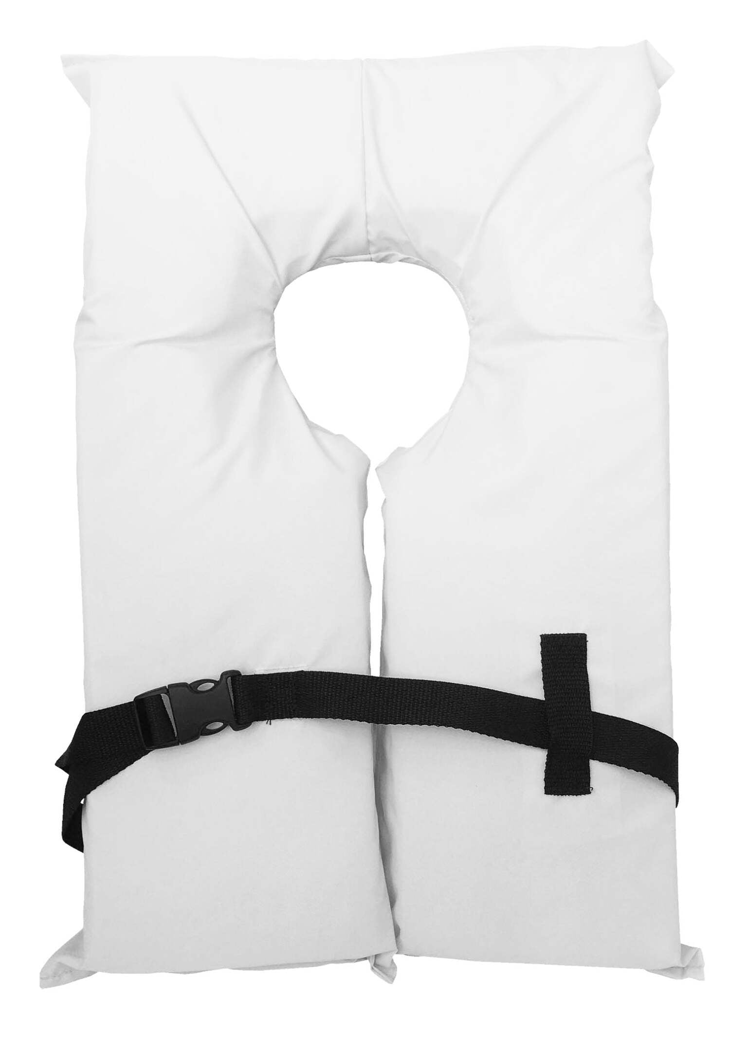 Hardcore Water Sports Hardcore Coast Guard approved life jackets for adults.  High visibility neon orange color type II keyhole life vest in classic May West style. Compliance life vests and flotation