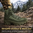 thumbnail image 5 of Tactical-Style Combat Boots for Men, Waterproof Anti-Slip Outdoor Hiking & Work Shoes, Rugged Durable Footwear for Adventure, 5 of 10