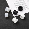thumbnail image 6 of 1Bag 6Pcs 3 Colors Pulley Silicone Ear Gauges Flesh Tunnels Plugs Ring Mixed Color 14mm Hole: 11.2mm 2pcs/color DIY, 6 of 6