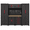 Red Black 8 PCS, variant on HPDMC 9-Piece Garage Storage Cabinet System, Black & Grey Steel Workshop Set with 2 Lockers, Wall Cabinets, Pegboards, Rolling Tool Cabinets & 71 in Workbench