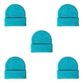 thumbnail image 3 of Minnieouse Beanie Hats Gorros de punto Skullcap Manga térmica Sombrero multifuncional Esquí casual Accesorios para el cabello Azul cielo Type2 NO2, 3 of 6