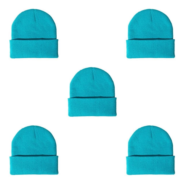 Qarigey Beanie Hat Gorros de punto Skullcap Thermal para deportes al aire libre Azul cielo Type2 NO2