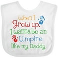 thumbnail image 3 of Inktastic Umpire Like Daddy Boys or Girls Baby Bib, 3 of 4