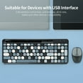 thumbnail image 6 of Mofii 2.4G Wireless Keyboard Mouse Combo keyboard and mouse sharing One receiver USB Interface 110 Key Slot Design Black, 6 of 10