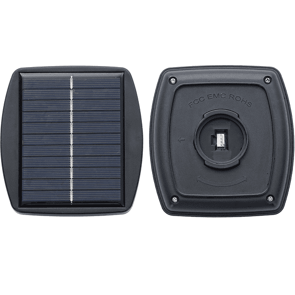 Autlaycil Umbrella Solar Energy Panel, Round Solar Panel, Top Replacement for Patio Umbrella