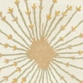thumbnail image 3 of SAFAVIEH Bella Owen Fire Burst Wool Area Rug, Beige/Gold, 2' x 3', 3 of 4