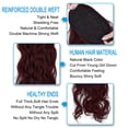 thumbnail image 4 of DODOING 20 24 28 Inch Hair Pieces for Women Long Straight/Curly Wave Ponytail Extension Fake Hair Drawstring Ponytails for Black Women Human Hair, 4 of 6