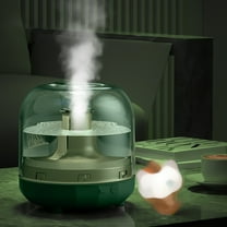 MICLOZYT Humidifier for Bedroom,500Ml Small Quiet Easy-To-Clean USB Cool Mist Humidifier (Green),Air Humidifier for Home Baby Nursery & Plants