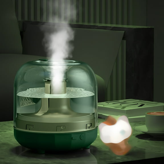 MICLOZYT Humidifier for Bedroom,500Ml Small Quiet Easy-To-Clean USB Cool Mist Humidifier (Green),Air Humidifier for Home Baby Nursery & Plants