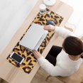 thumbnail image 3 of Long Mouse Pads for Desk,Yellow and Brown Of Leopard Print Desk Mats on Top Of Desks, Desk Mouse Pad Extra Large with 3mm Non-Slip Base and Stitched Edge for Gaming,Office,Work,Home 31.5"x11.8", 3 of 6