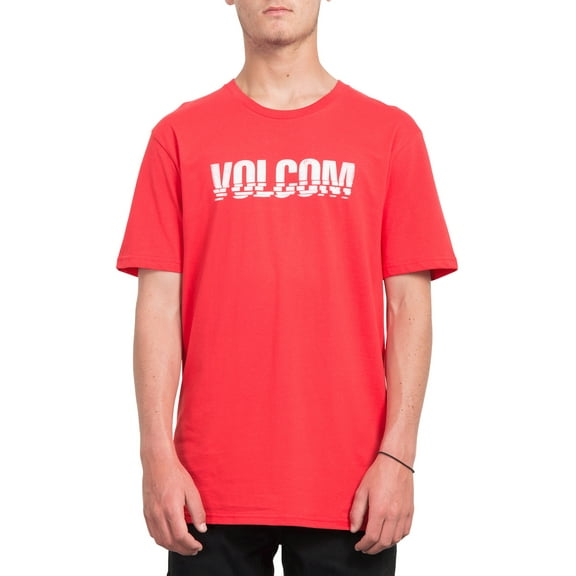 Chopped Edge Short Sleeve T-Shirt [True Red]