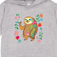 thumbnail image 3 of Inktastic Sloth Cute for Girls Toddler Hoodie, 3 of 4