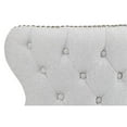 thumbnail image 7 of Home Square Ariana 26.25" Fabric Swivel Counter Stool in Walnut - Set of 3, 7 of 7