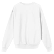Attack On Titan Two Titans Fighting Adult White Crew Neck Sweatshirt-Small