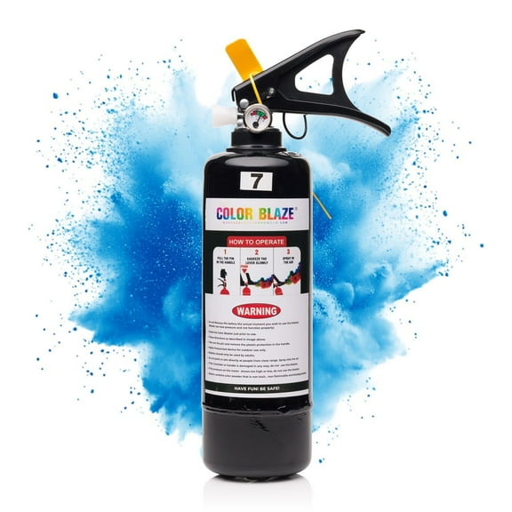 Color Blaze Gender Reveal Color Powder Blaster for Baby Girl/Boy Photo Shoot or Party - 1 Blue Color Blaster