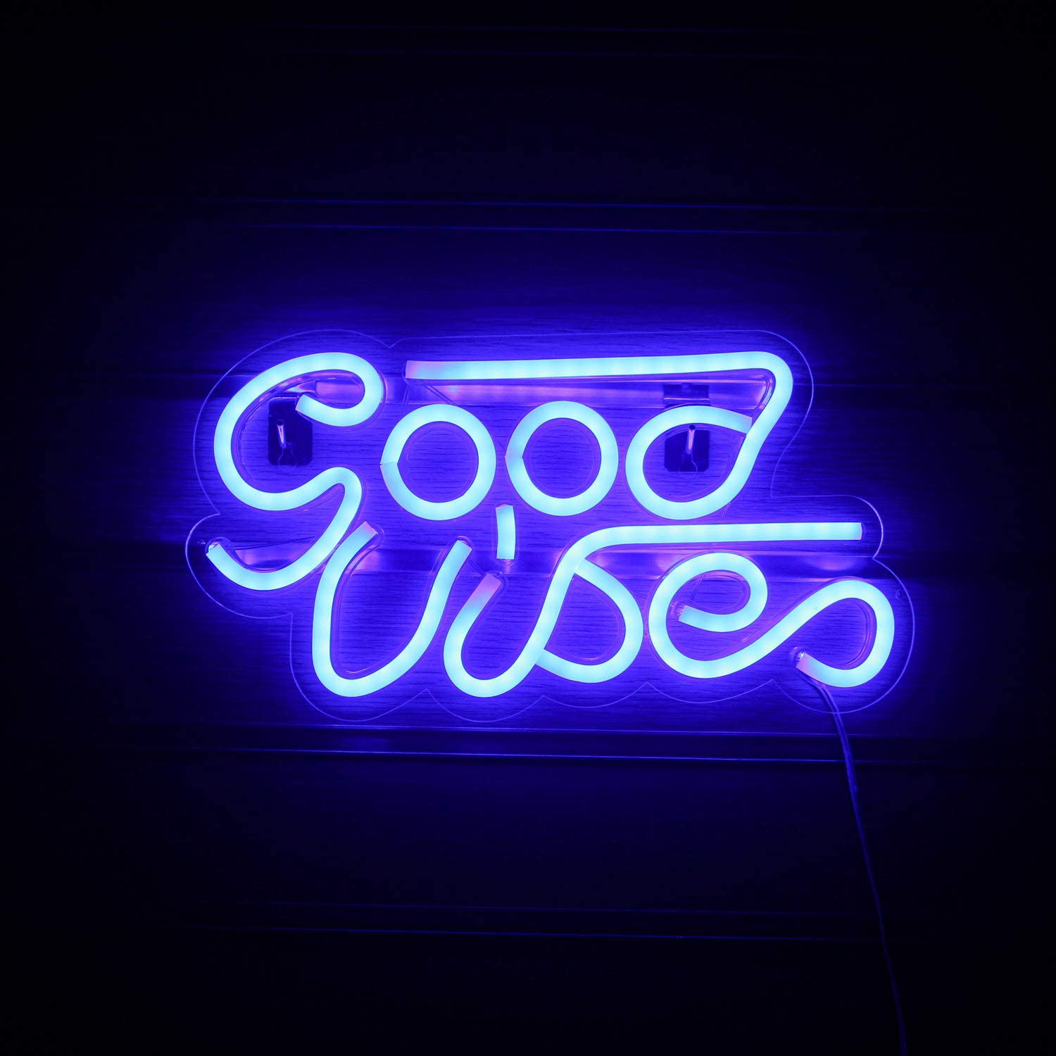 Good Vibes Neon Signs Neon Lights For Room Decor Light Bedroom Christmas  Bar Pub Hotel Party Restaurant Leisure Playroom Wall Art Decoration Powered  By Usb (19.6 