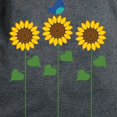 thumbnail image 3 of CafePress - Sunflower Garden Bird Women's Value T Shirt - Women's Traditional Fit Dark T-Shirt, 3 of 4