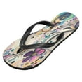 thumbnail image 2 of YAZAOOSummer Flip Flops Creatively Cosmic Floral Dance Simple Beach Sandals, 2 of 8