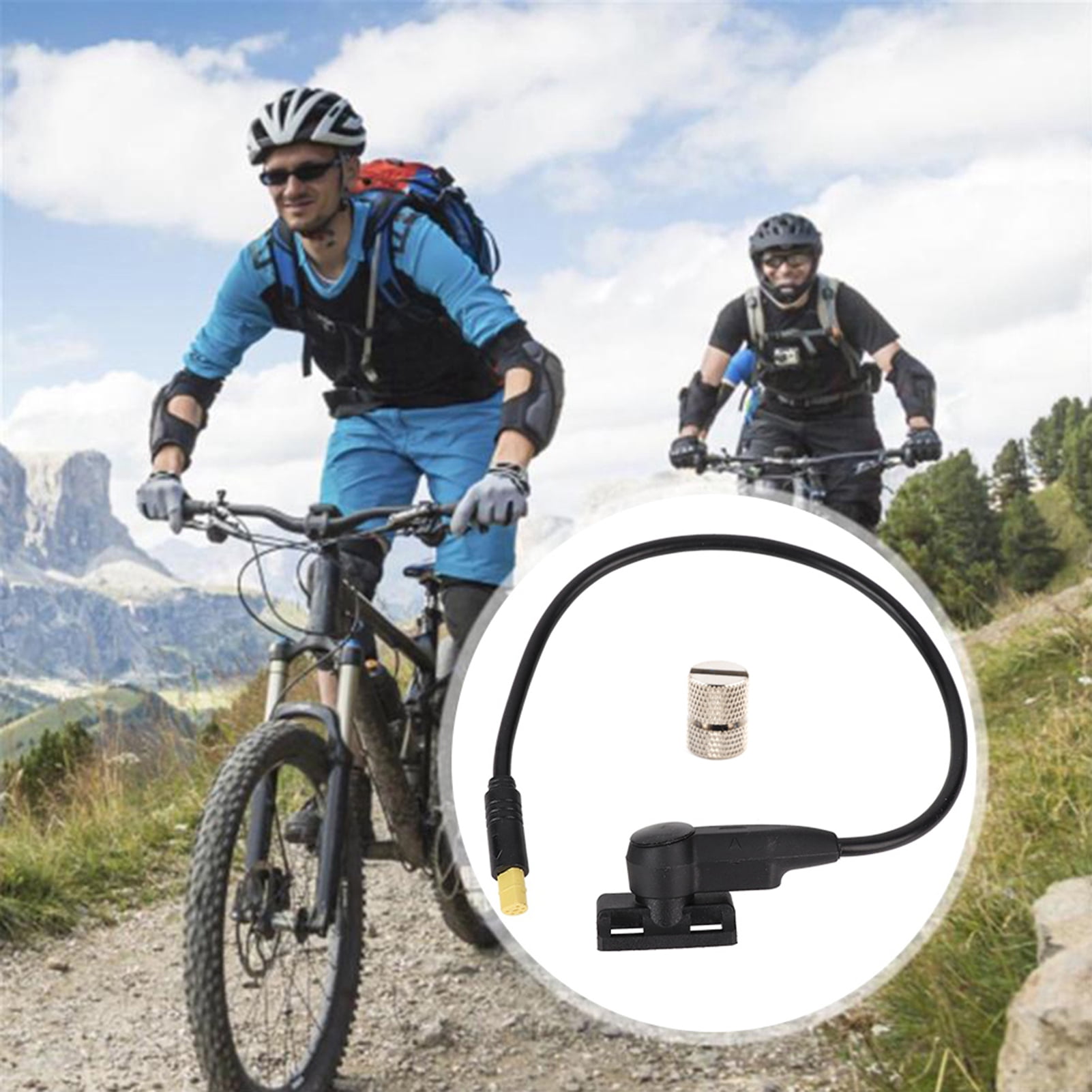 Bike Speed Transducer, Plastic Cement Bike Speed Sensor, Mid Motor