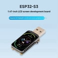thumbnail image 2 of ESP32-S3 Placa de Desarrollo con Pantalla de 1,47 Pulgadas y Resolución 172x320, Procesador de Doble Núcleo, Compatible con para WiFi y Bluetooth, con LED RGB., 2 of 5