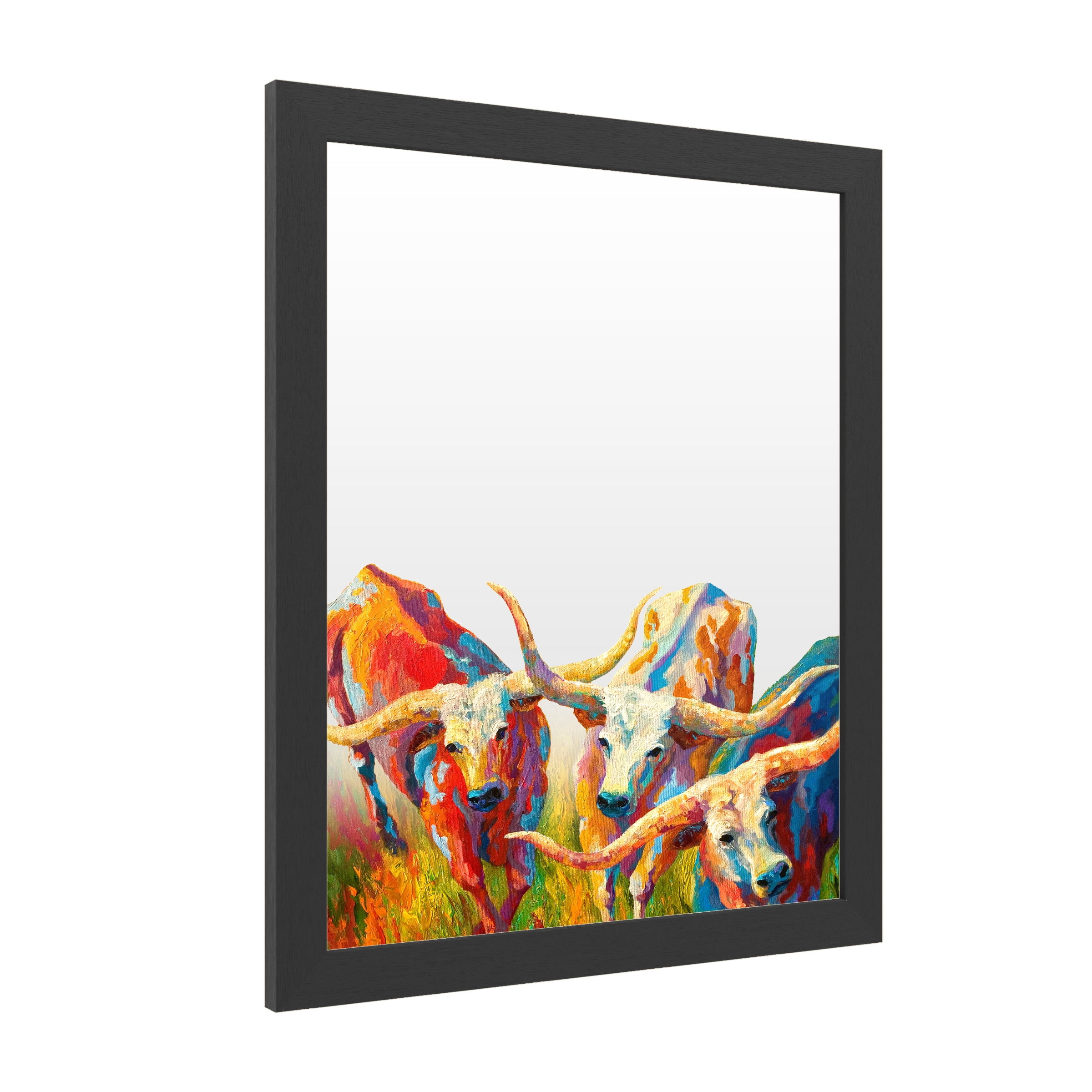 Trademark Fine Art 'Dance of the Longhorns' Markerboard by Marion Rose