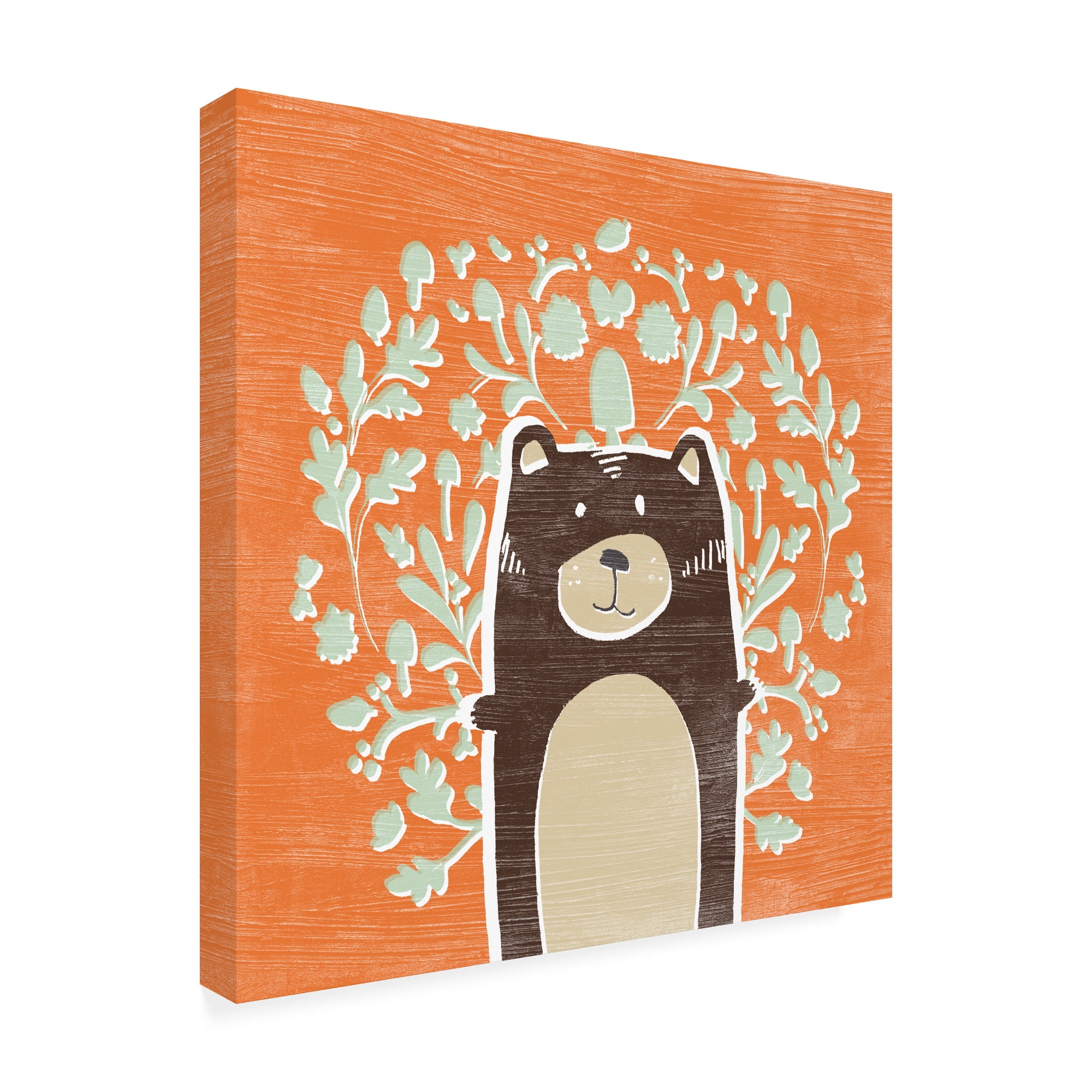Trademark Fine Art 'Woodland Cutie I' Canvas Art by June Erica Vess