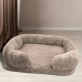 thumbnail image 4 of DABEI Soft Long Plush Cat kennel dog kennel winter warm pet bed Cat Bed Cat Mat Animals Sleeping Sofa, 4 of 17