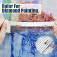 thumbnail image 6 of 3 Pieces Diamond Painting Ruler Stainless Steel Diamond Mesh Ruler 5D Diamond Ruler Tool with 216, 400 and 800 Blank Grids, 2 Pieces Diamond Painting Fix Tool for DIY Diamond Painting Kits, 6 of 6
