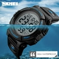 thumbnail image 3 of SKMEI Man Watch Wristwatch Fashion Watch Multifunction Waterproof Outdoor Sports Luminous Watch 1258 Red, 3 of 8