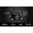 thumbnail image 4 of Pride Raptor 3-Wheel Powerful Mobility Scooter Color: Orange with 5-Year Extended Warranty, 4 of 8