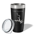 thumbnail image 2 of Lake Harding Map Tumbler Travel Mug Insulated Laser Engraved Coffee Cup Alabama Georgia 20 oz Black, 2 of 5