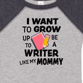 thumbnail image 4 of Inktastic I Want To Grow Up To Be A Writer Like My Mommy Boys or Girls Baby Bodysuit, 4 of 5